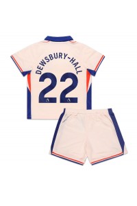 Chelsea Kiernan Dewsbury-Hall #22 Babyklær Borte Fotballdrakt til barn 2024-25 Korte ermer (+ Korte bukser)